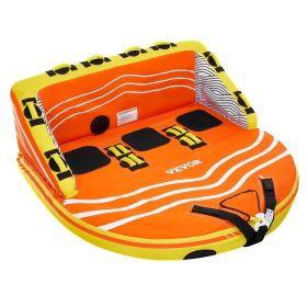 VEVOR Towable Tube for Boating, 1-3 Riders Inflatable Boat Tubes and Towables